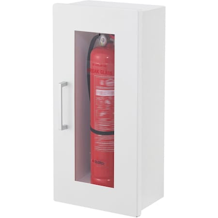 Global Industrial Fire Extinguisher Cabinet, Surface Mount, Fits 2-1/2-5 Lbs. 670597